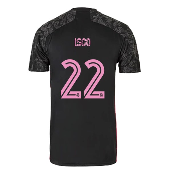 Camiseta Real Madrid 3ª NO.22 Isco 2020-2021 Negro